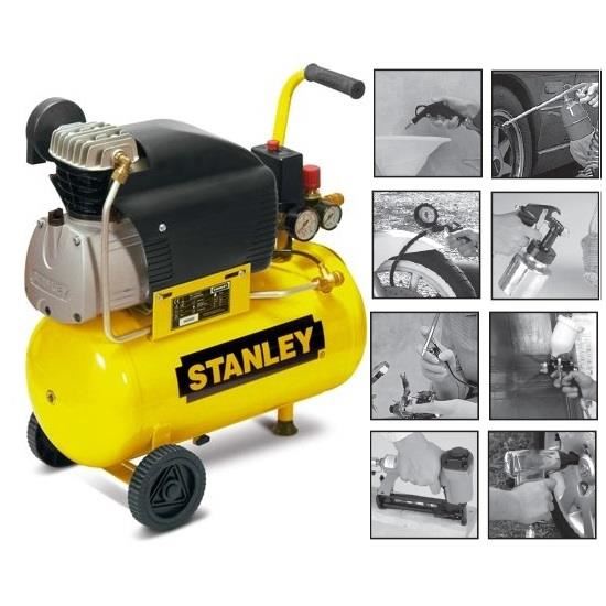 4420020_PRODUCT Compresor STANLEY, D211/8/24, 24 l, 8 bar, 2 CP - imagine 1