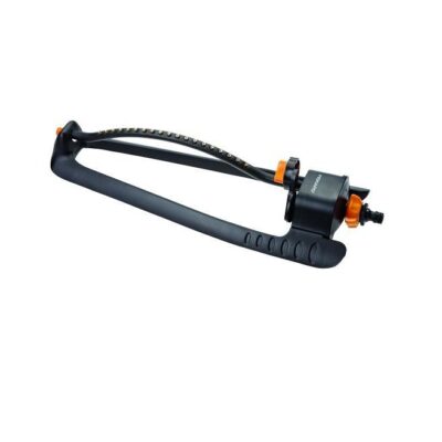 Aspersor oscilant Fiskars, 19 jeturi de pulverizare, baza metalica