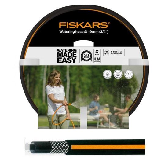 4449348_PRODUCT Furtun de gradina Fiskars Q3, 19 mm (3/4"), 20 m lungime furtun - imagine 1