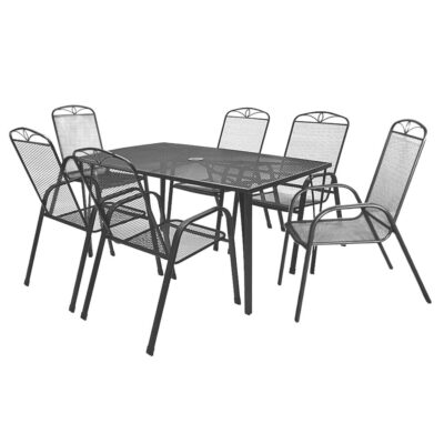HECHTNAVASSASET6 - Set mobilier de gradina (1+6)