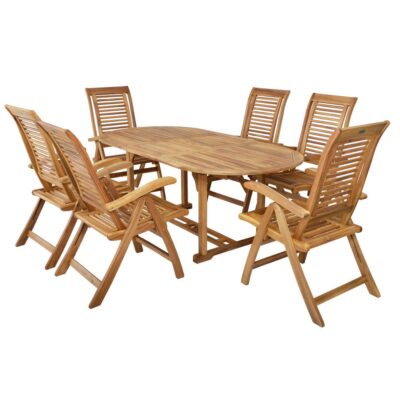 HECHTCAMBERETSET - Set mobilier de gradina (1+6)