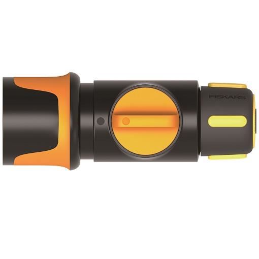 6947137_BIG Conector ON/OF furtun de gradina Fiskars, 9 mm (3/8'') - imagine 1