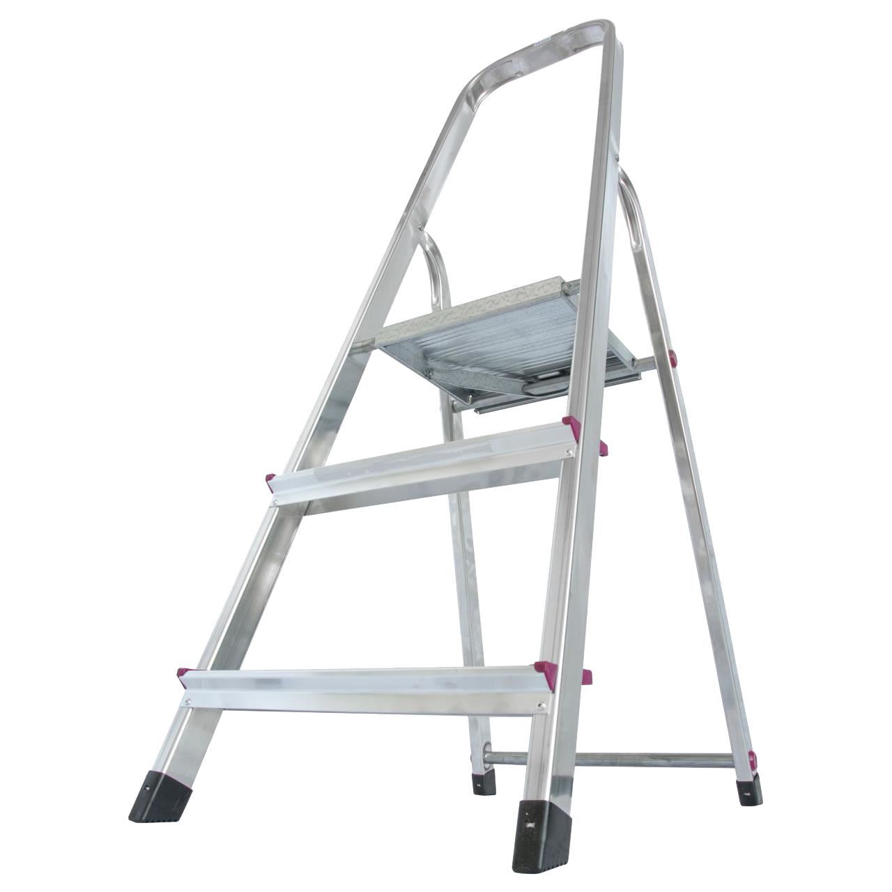 Scara dubla cu trepte pe o parte Krause Corda, KR-000712, 3 trepte - imagine 11