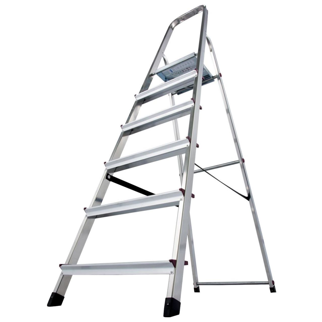 Scara dubla cu trepte pe o parte Krause Corda, KR-000736, 6 trepte - imagine 10