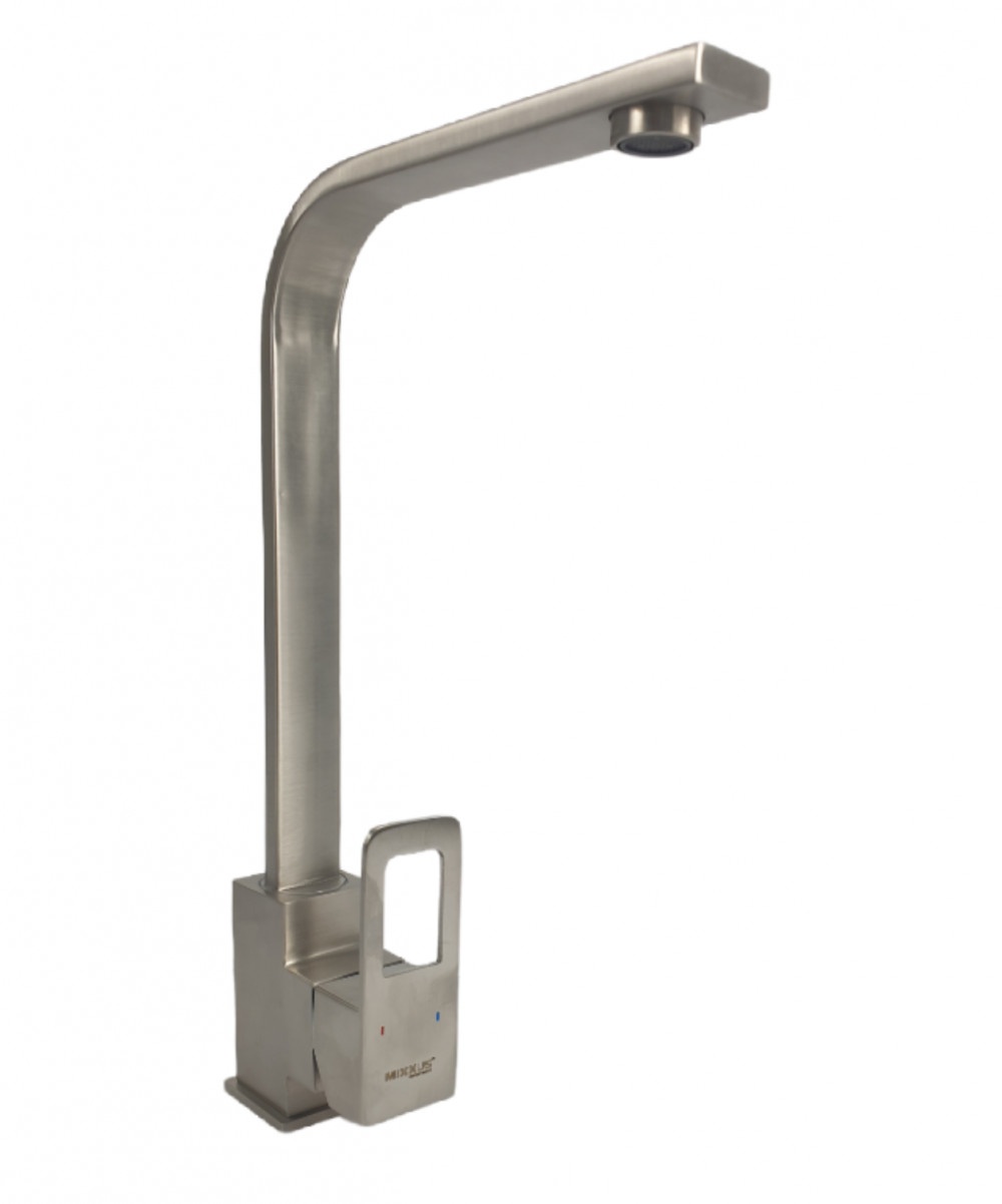 Baterie bucatarie MIXXUS FIT-011 din otel inoxidabil, Monocomanda, Racorduri incluse – SimpleTools Baterie bucatarie MIXXUS FIT-011 din otel inoxidabil, Monocomanda, Racorduri incluse - SimpleTools