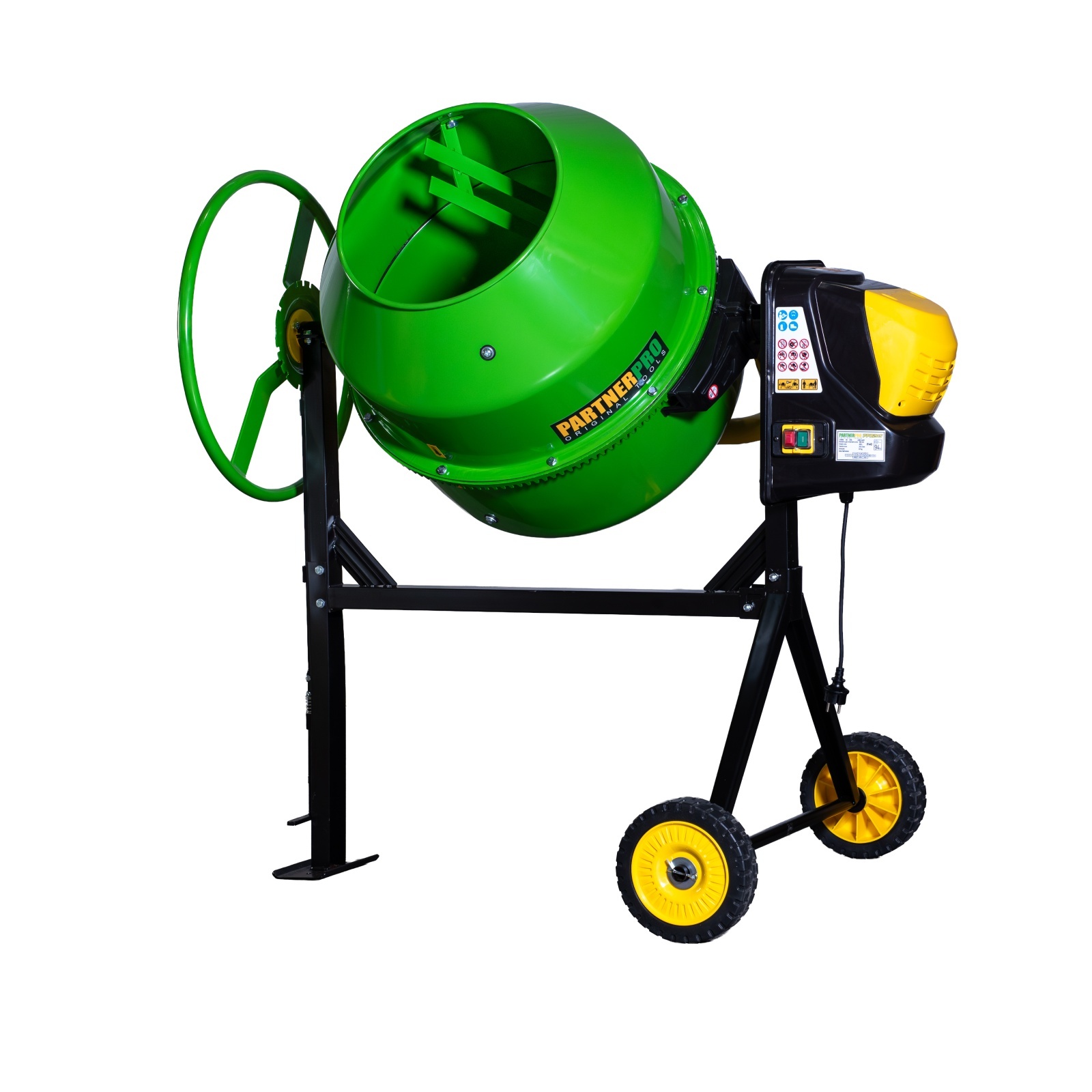 Betonieră 205L PARTNERPRO PPB205 1250 W, 29,5 rot/min – SimpleTools Betonieră 205L PARTNERPRO PPB205 1250 W, 29,5 rot/min - SimpleTools