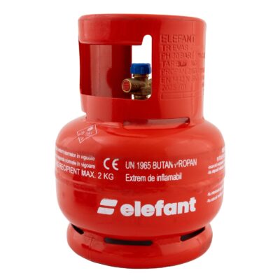 Butelie camping din metal cu talpa si guler de protectie pentru conector 5L ELEFANT - SimpleTools
