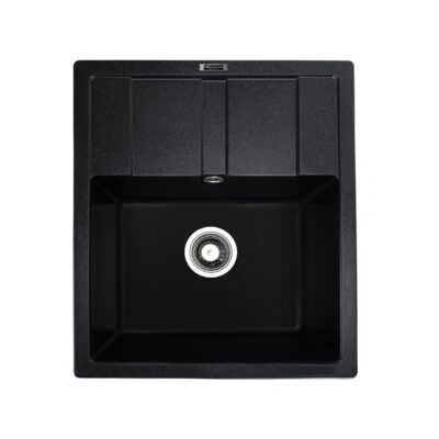 Chiuveta de bucătărie Elefant Premium Aria 5851, Negru metalic 577x495 mm