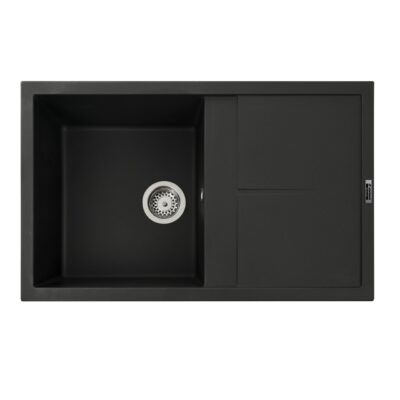 Chiuveta de bucatarie Elefant Premium Selena Negru metalic 785x495mm