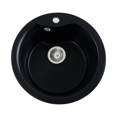 Chiuveta de bucătărie Elefant Premium Turas 480 , Negru 482 mm