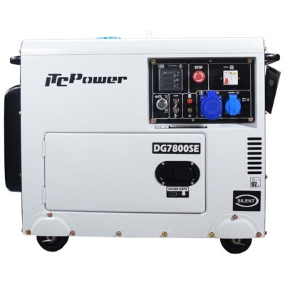 Generator diesel monofazat ITC Power DG7800SE, 6,3 kW, insonorizat, AVR