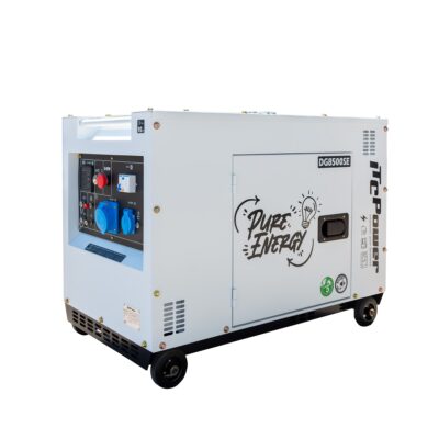 Generator diesel monofazat ITC Power DG8500SE, 6,3 kW, insonorizat, pregatit ATS
