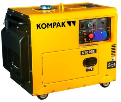 Generator diesel monofazat KOMPAK K6100SE, 5.3 kW, 230 V, insonorizat