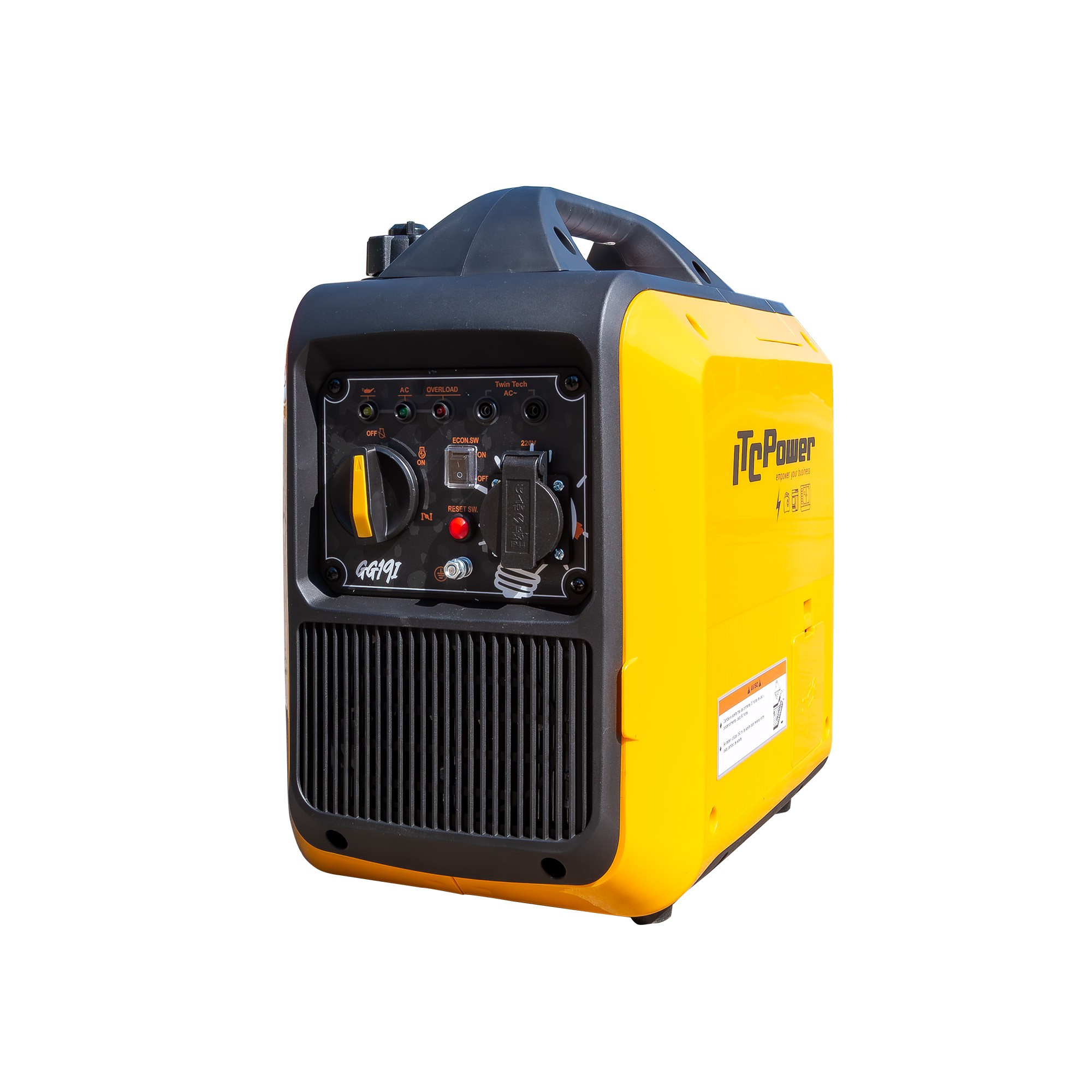 generator-inverter-benzina-itc-power-gg19i-2-kw-18-kg-curent-pur-sinusoidal-camping-camper Generator inverter ITC Power GG19i, 2 kW, monofazat, 18 kg - imagine 1