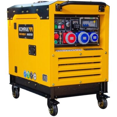 Generator inverter diesel KOMPAK KD9100SEI-T Full Power, 8.1 kVA, 230/400 V, insonorizat