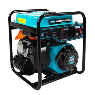 Generator invertor Detoolz, 3.7 kW, 1 priza 230V, motor pe benzina 4 timpi, pornire manuala, capacitate rezervor 9 litri
