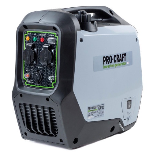 Generator invertor in 4 timpi, monocilindric, cu racire fortata cu aer PROCRAFT IGP25 – SimpleTools Generator invertor in 4 timpi, monocilindric, cu racire fortata cu aer PROCRAFT IGP25 - SimpleTools