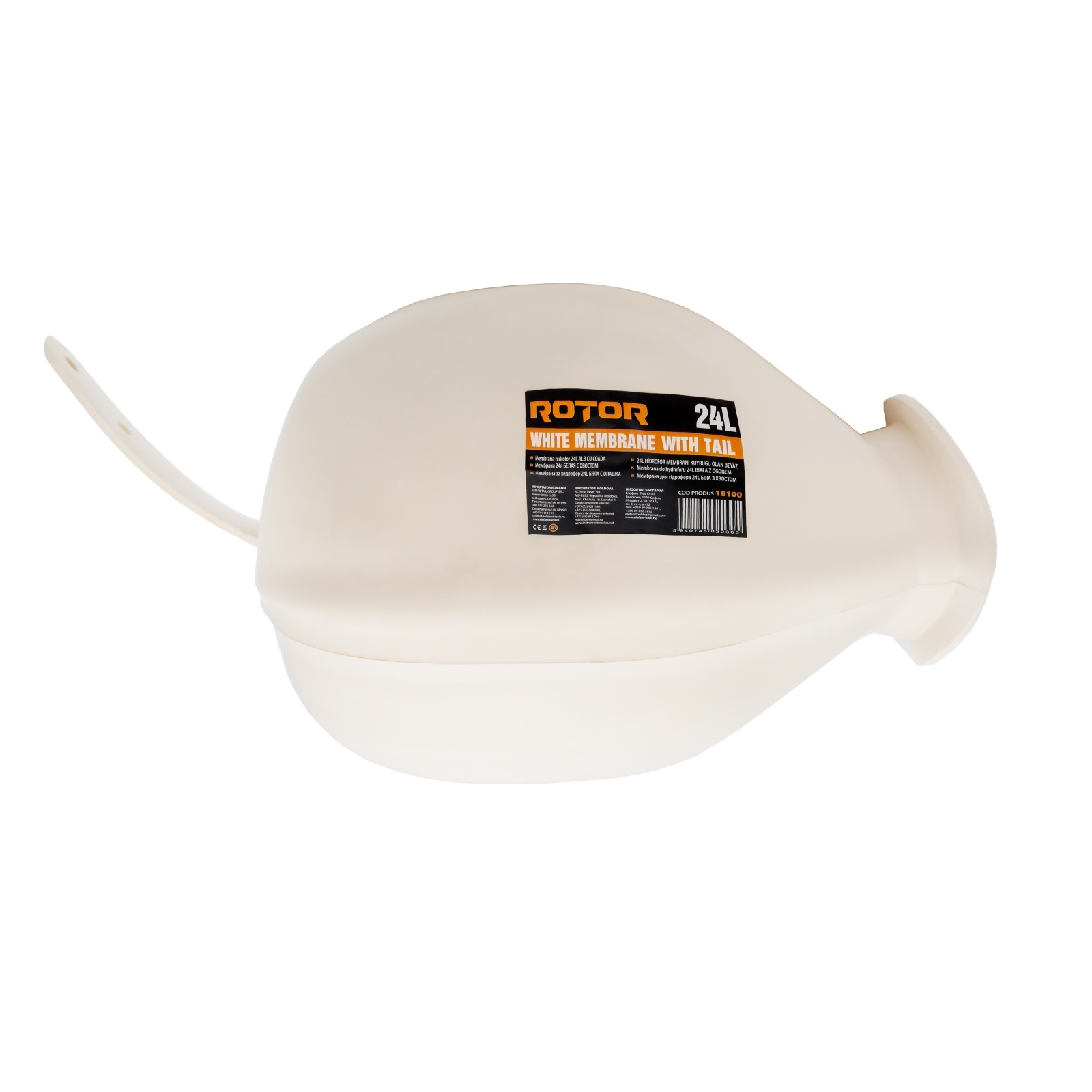 Membrană pentru hidrofor 24L Alb cu coadă ROTOR RMH-24CW – SimpleTools Membrană pentru hidrofor 24L Alb cu coadă ROTOR RMH-24CW - SimpleTools