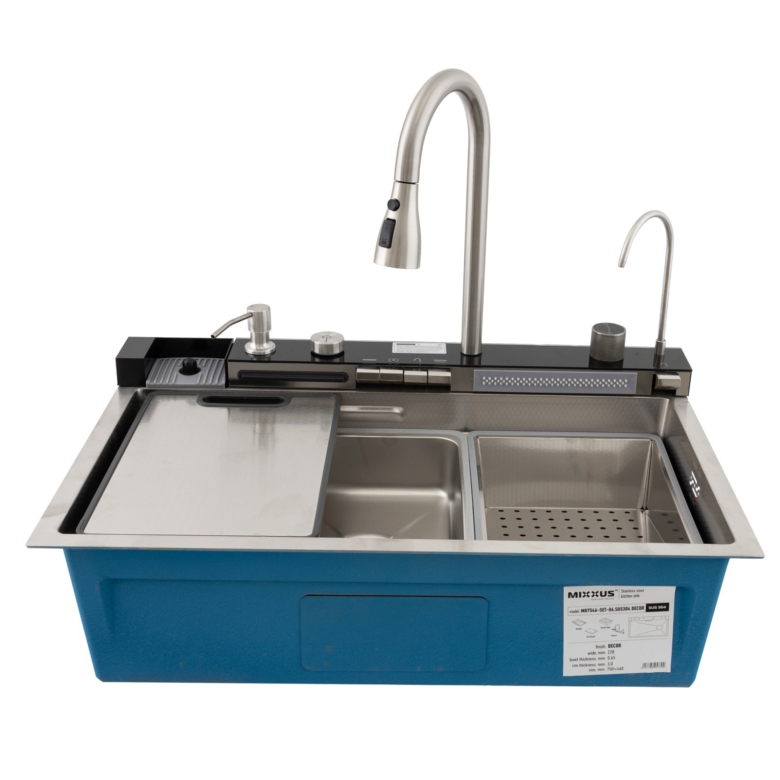 MH7546-SET-06.SUS304 Chiuveta multifunctionala MIXXUS seria Decor – SimpleTools MH7546-SET-06.SUS304 Chiuveta multifunctionala MIXXUS seria Decor - SimpleTools