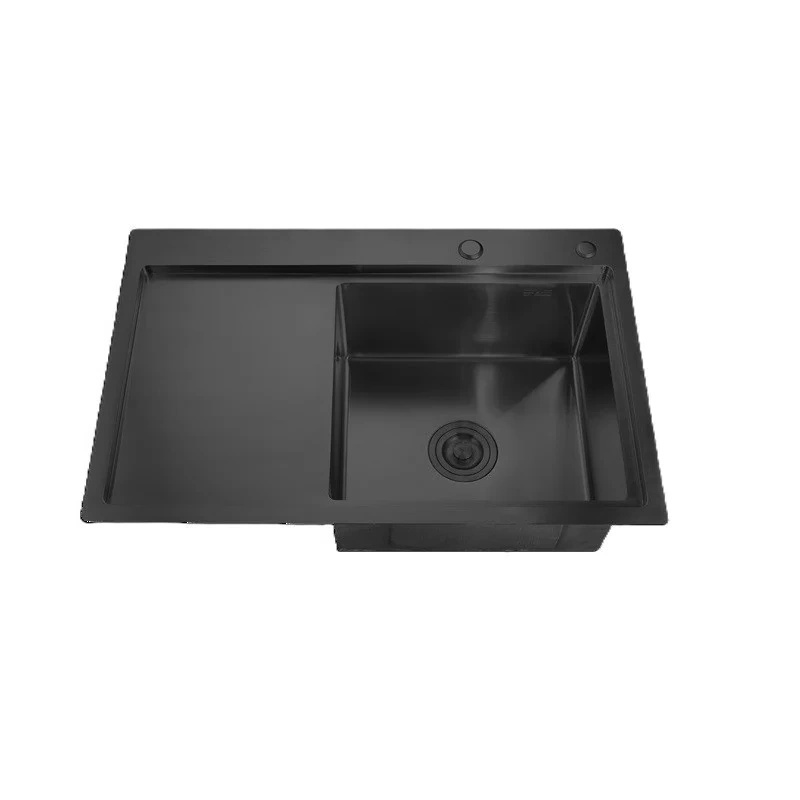 MIXXUS HM7849R-215 NANO-BLACK (3.0/0.8) chiuveta bucatarie din inox – SimpleTools MIXXUS HM7849R-215 NANO-BLACK (3.0/0.8) chiuveta bucatarie din inox - SimpleTools