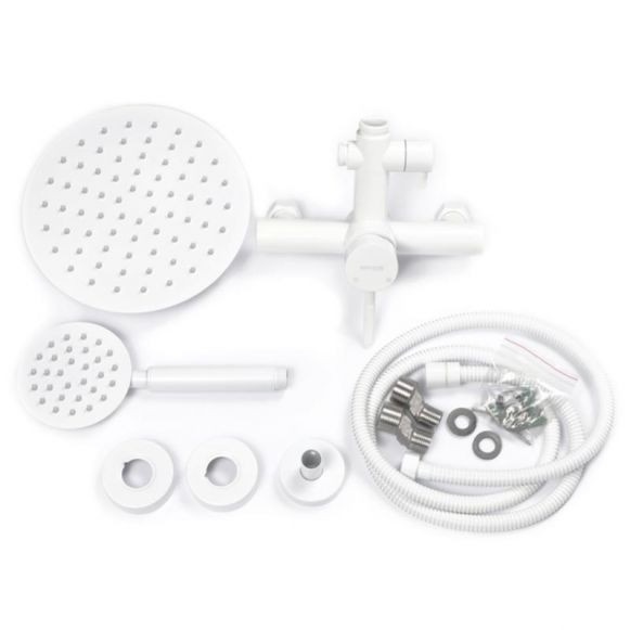 MIXXUS SUS-003-J WHITE baterie baie cu coloana de dus din otel inoxidabil – SimpleTools MIXXUS SUS-003-J WHITE baterie baie cu coloana de dus din otel inoxidabil - SimpleTools