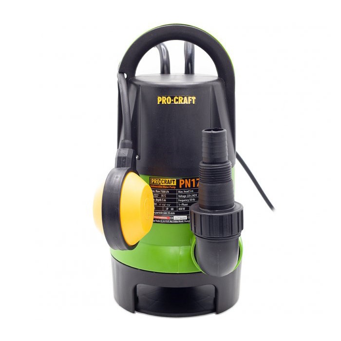 PN17 Pompa submersibila apa murdara PROCRAFT 400 W – SimpleTools PN17 Pompa submersibila apa murdara PROCRAFT 400 W - SimpleTools