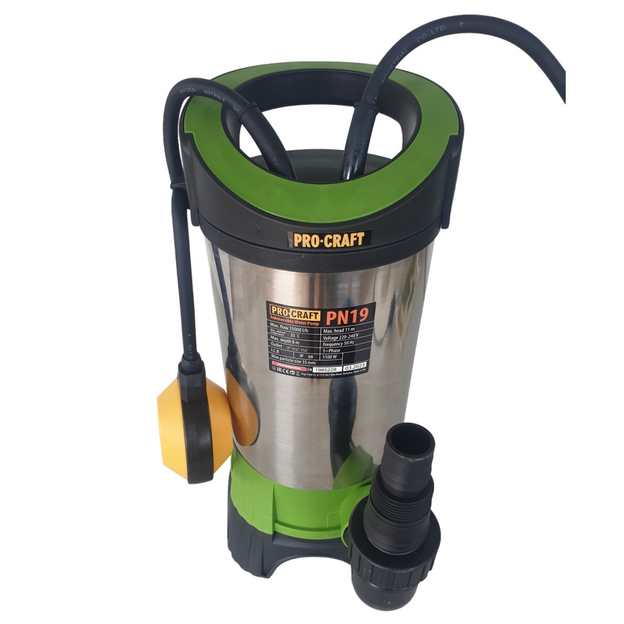 PN19 Pompa submersibila apa murdara PROCRAFT – SimpleTools PN19 Pompa submersibila apa murdara PROCRAFT - SimpleTools