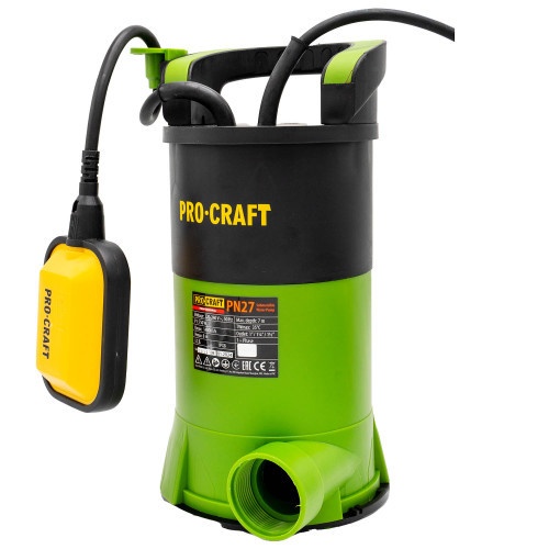 Pompa submersibila monoetajata 750W in carcasa din plastic PROCRAFT PN27 – SimpleTools Pompa submersibila monoetajata 750W in carcasa din plastic PROCRAFT PN27 - SimpleTools