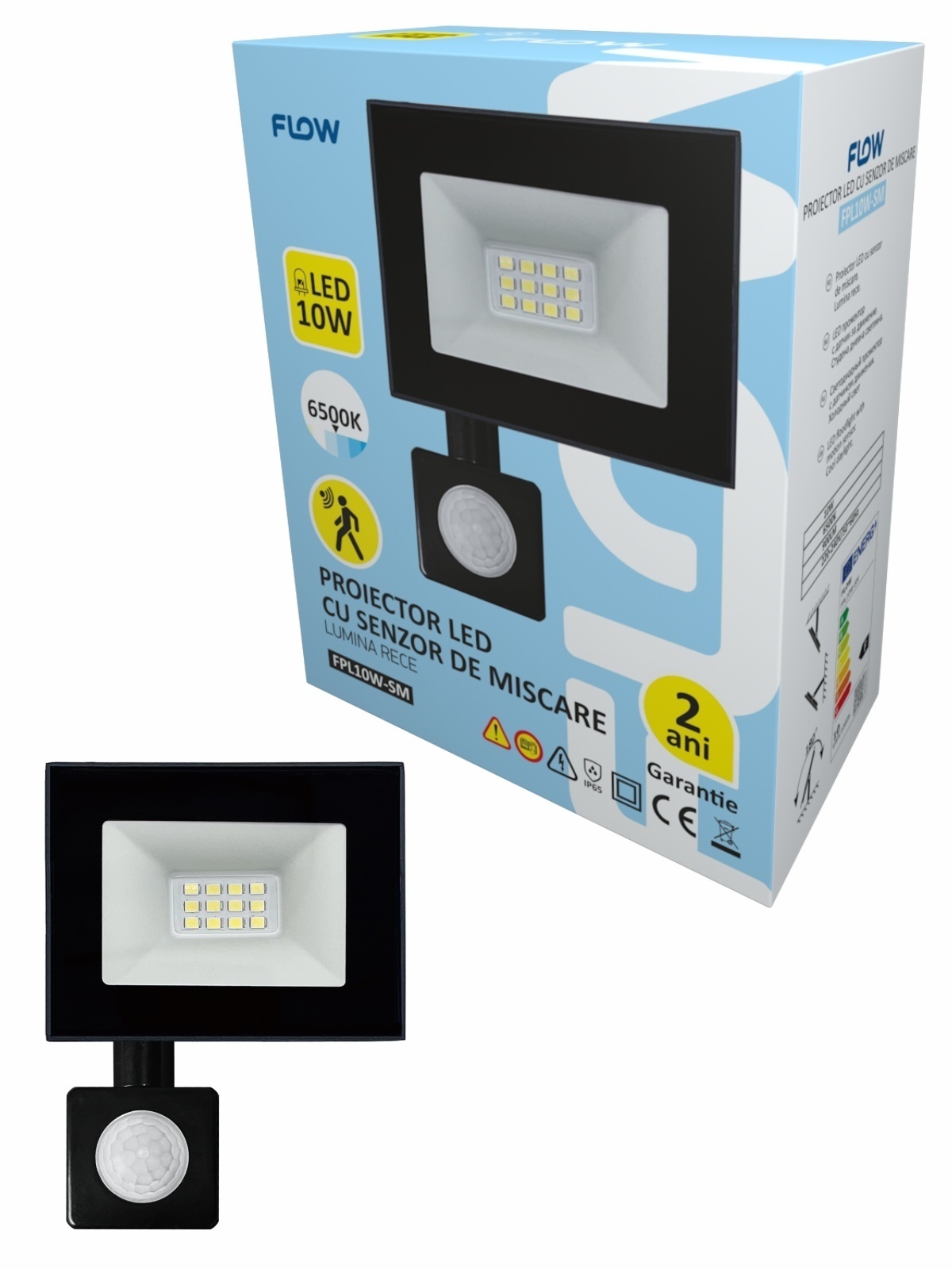 PROIECTOR LED CU SENZOR DE MIȘCARE 10W 6500K LUMINĂ RECE FLOW FPL10W-SM – SimpleTools PROIECTOR LED CU SENZOR DE MIȘCARE 10W 6500K LUMINĂ RECE FLOW FPL10W-SM - SimpleTools