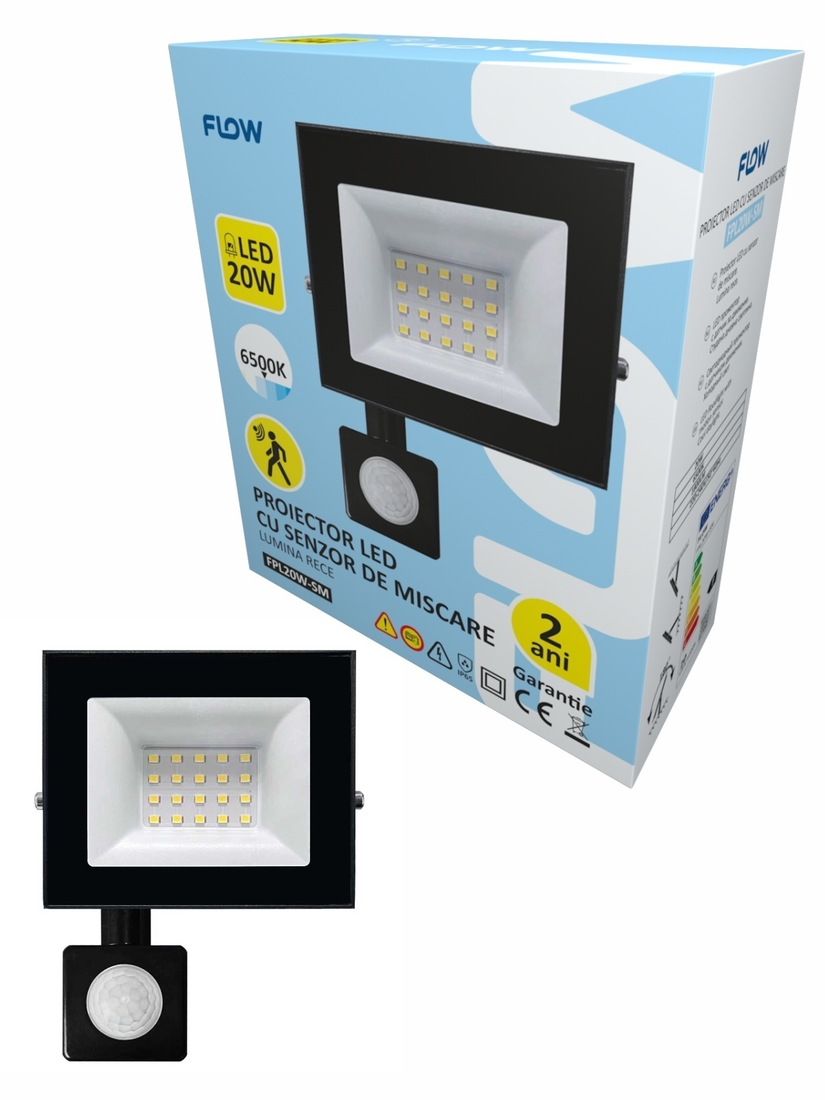 PROIECTOR LED CU SENZOR DE MIȘCARE 20W 6500K LUMINĂ RECE FLOW FPL20W-SM – SimpleTools PROIECTOR LED CU SENZOR DE MIȘCARE 20W 6500K LUMINĂ RECE FLOW FPL20W-SM - SimpleTools