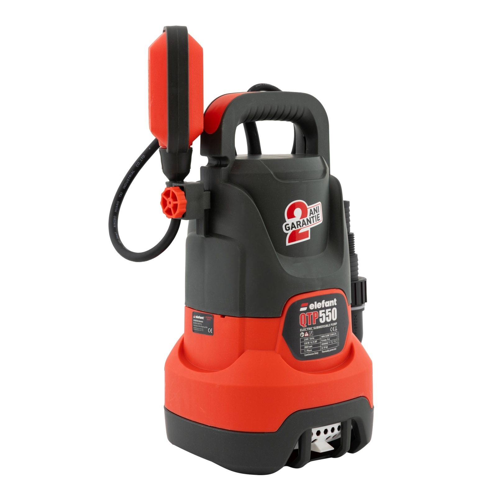 QTP550 Pompa submersibila pentru apa murdara si curata cu carcasa din plastic Elefant – SimpleTools QTP550 Pompa submersibila pentru apa murdara si curata cu carcasa din plastic Elefant - SimpleTools