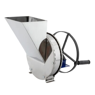 Razatoare fructe manuala, fulie atasare motor, Complet Inox Vinita, 200 kg/h