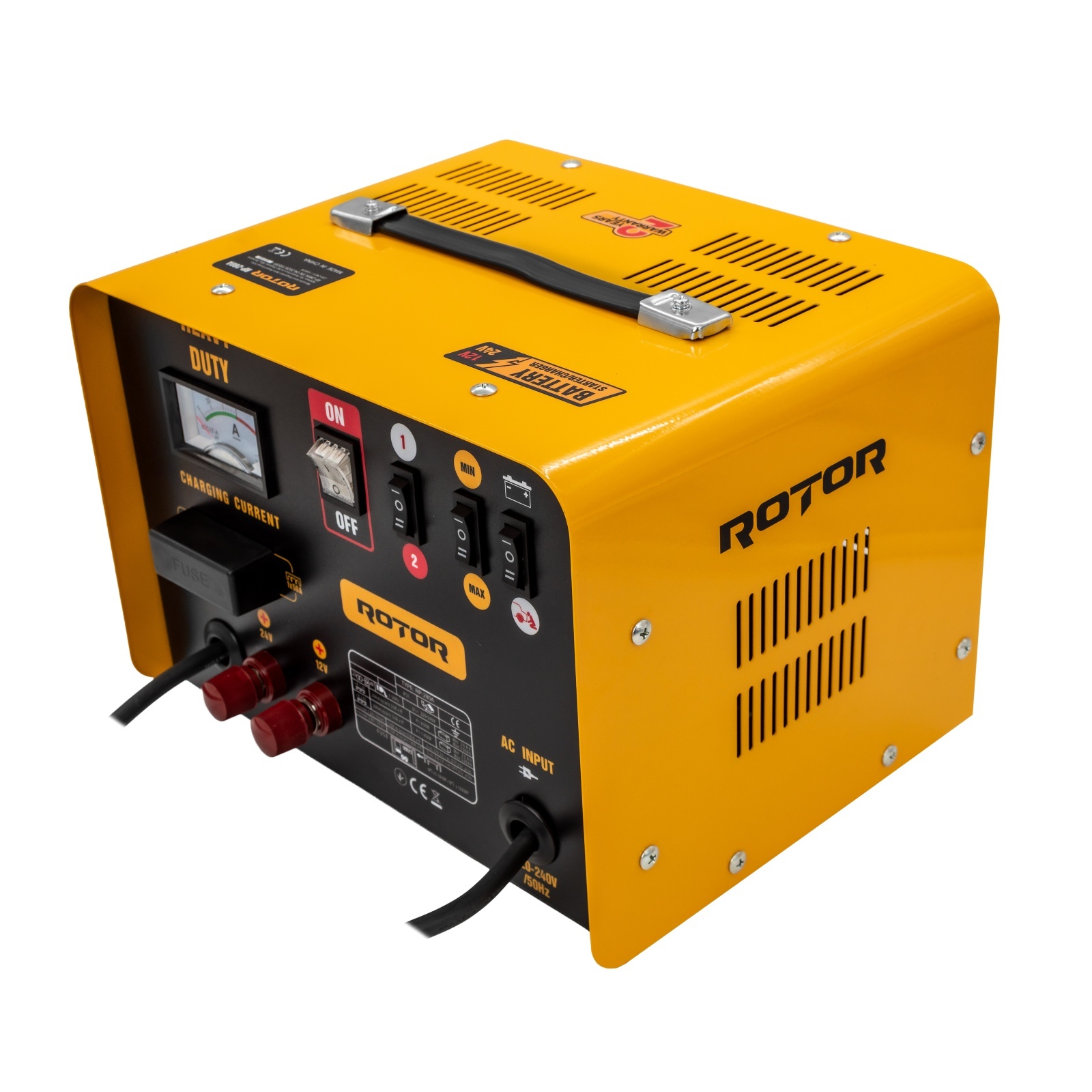 Robot pornire auto ROTOR RP-280A, 220-240 V, 12/24 V, 120/180 A, pentru baterii 20-300 Ah – SimpleTools Robot pornire auto ROTOR RP-280A, 220-240 V, 12/24 V, 120/180 A, pentru baterii 20-300 Ah - SimpleTools