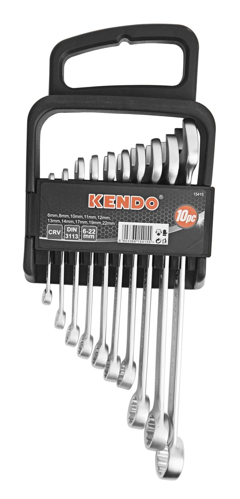 set-chei-inelare-crv-10-buc-8-22-mm Set chei inelare CrV 10 buc 8-22 mm - imagine 1
