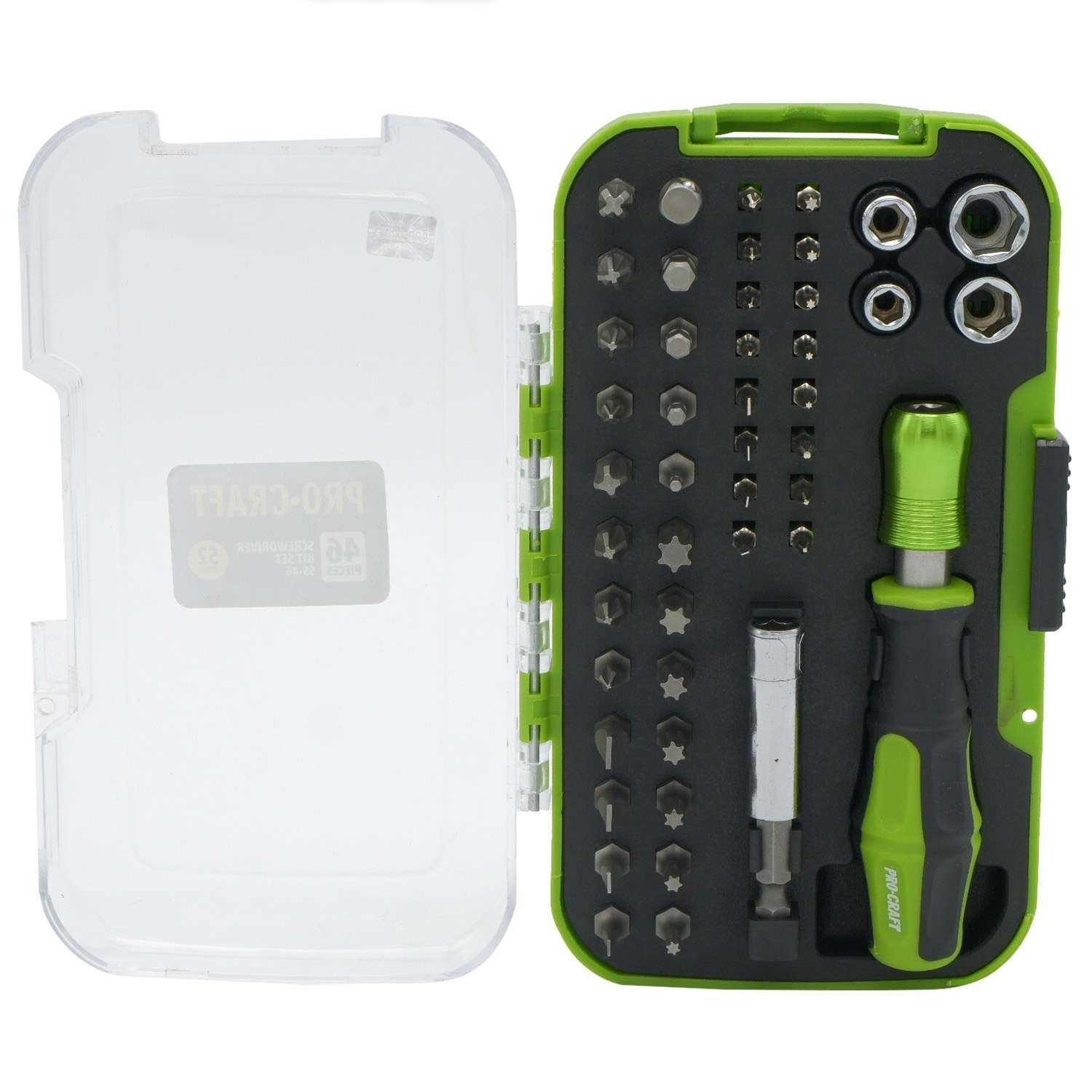 Set de biți PROCRAFT (46 piese) SS-46 – SimpleTools Set de biți PROCRAFT (46 piese) SS-46 - SimpleTools