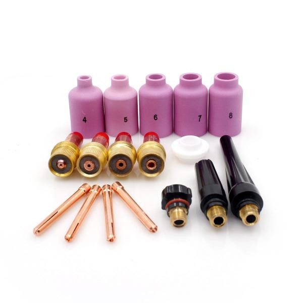 set-echipare-pistolet-tig-wig-cu-lentile-de-gaz-17-accesorii Set echipare pistolet TIG-WIG cu lentile de gaz (17 accesorii) - imagine 1