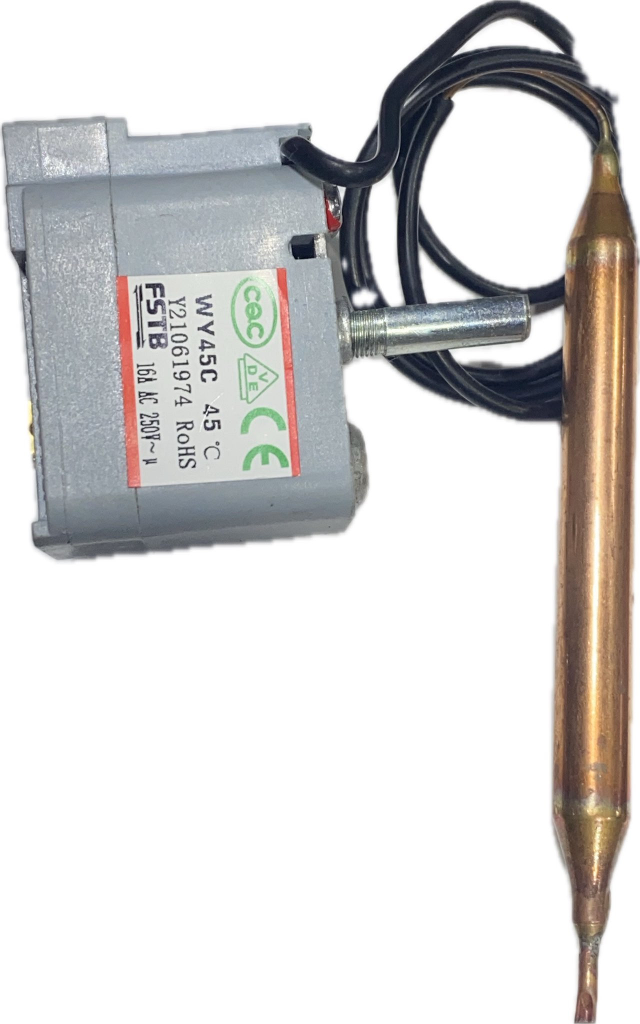 termostat-0-45c-250v-16a Termostat 0-45°C, 250V 16A - imagine 1
