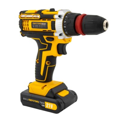 Trusa autofiletanta pe acumulator 21V ROTOR RCD21 + biti, 1350 RPM, Brushless - SimpleTools