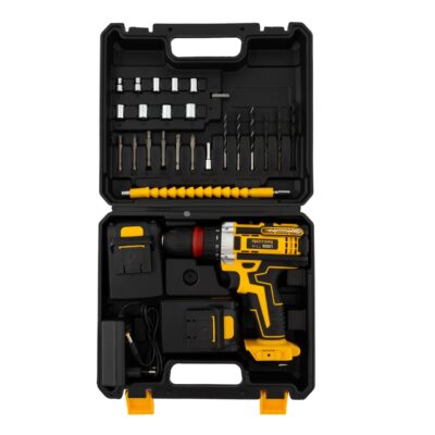 Trusa autofiletanta pe acumulator 21V ROTOR RCD21 + biti, 1350 RPM, Brushless - SimpleTools