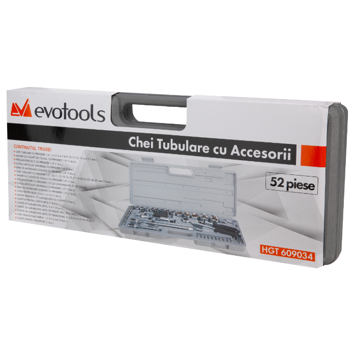 Chei Tubulare cu Accesorii (52 bucati) / S[mm]: 4-32 - SimpleTools