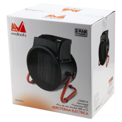 Aeroterma Electrica cu Rezistenta Ceramica EH5345 EvoTools / P[W]: 5000 - SimpleTools