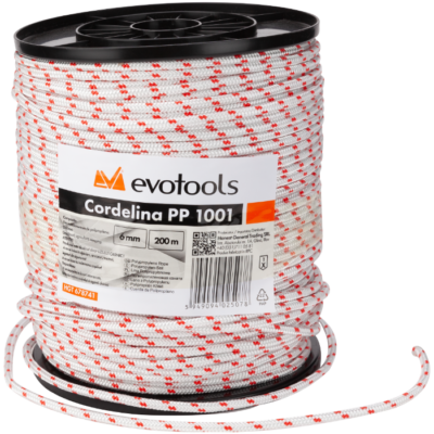Cordelina PP 1001 Rola / G[mm]: 10; L[m]: 100; C: Alb/Rosu; S[kg]: 1020 - SimpleTools