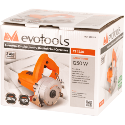 Ferastrau Circular pentru Debitat Placi Ceramice CS1250 EvoTools / P[W]: 1250 - SimpleTools