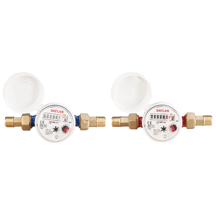 Apometru Monojet  Pre-echipat Transmitere la Distanta cu Holender / T[apa]: Apa calda; De[inch]: 1/2; Cl: B; T[mec]: Uscat - SimpleTools