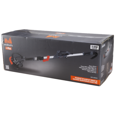 Masina de Slefuit Pereti si Tavane Telescopica DWS750 EvoTools +Plus / P[W]: 750 - SimpleTools