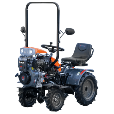 Motocultor Ride-On (Minitractor) 4x4 R1200 Evotools PLUS Motor Diesel KAMA Pornire Electrica / P[CP]: 12