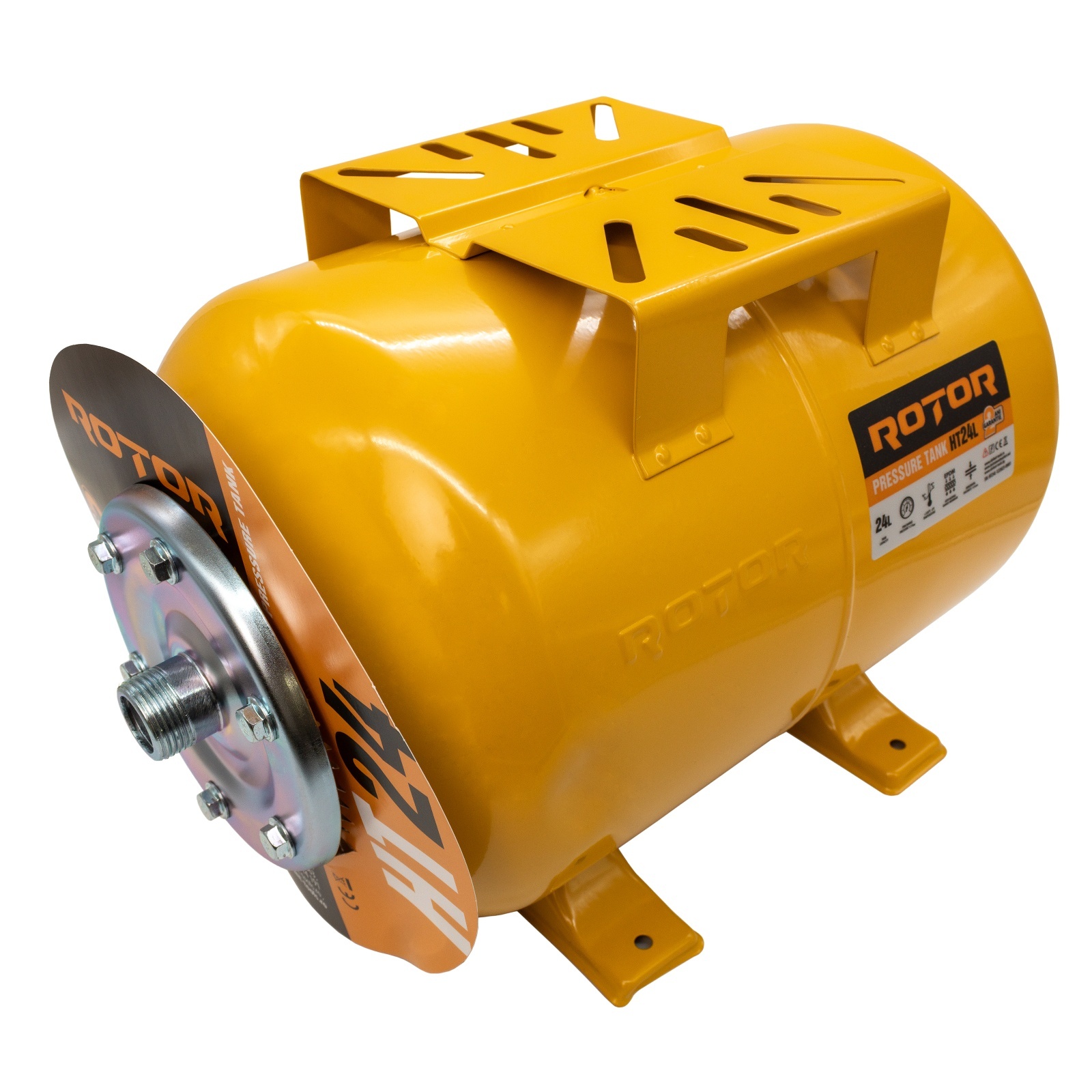 Vas expansiune orizontal pentru hidrofor, 24 l, ROTOR RVH-24 – SimpleTools Vas expansiune orizontal pentru hidrofor, 24 l, ROTOR RVH-24 - SimpleTools