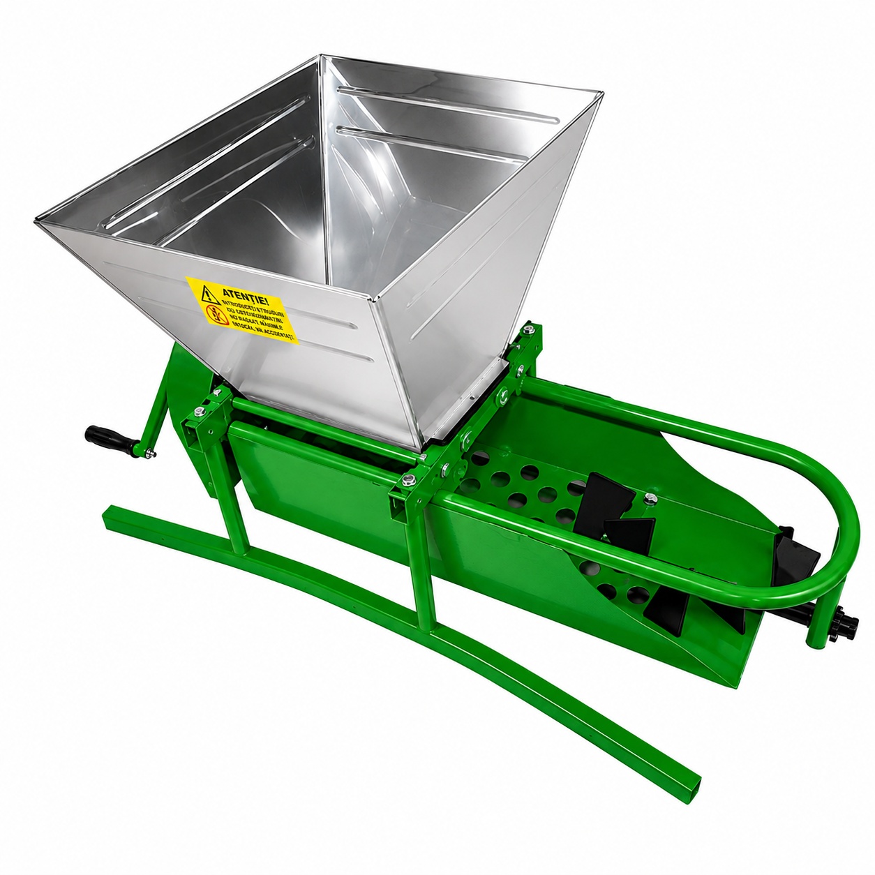 zdrobitor-de-struguri-manual-micul-fermier-capacitate-cuva-30-litri386829 Zdrobitor de struguri manual Micul Fermier, capacitate cuva 30 litri, capacitate productie 200kg/h, cu desciorchinator - imagine 1