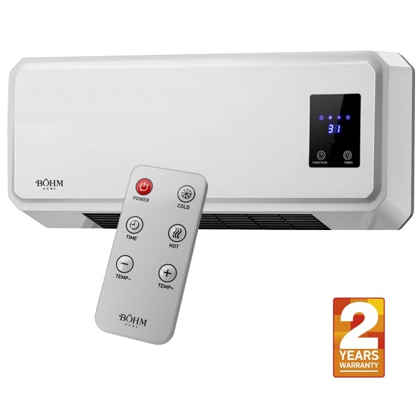 Aeroterma de perete BH2000 BÖHM , doua trepte de putere 1000/2000W, Timer 1-12 H , suprafata de incalzire 20-25 m² – SimpleTools Aeroterma de perete BH2000 BÖHM , doua trepte de putere 1000/2000W, Timer 1-12 H , suprafata de incalzire 20-25 m² - SimpleTools