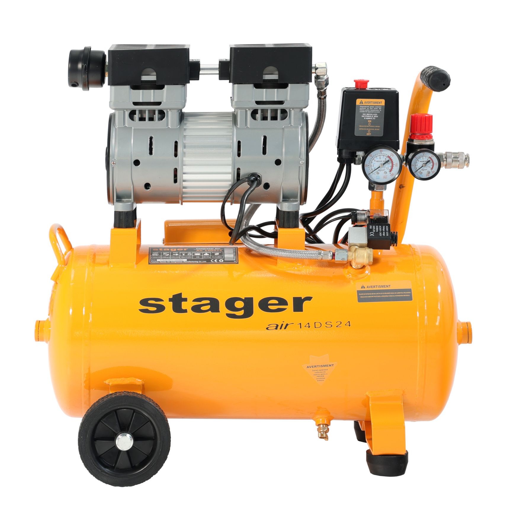 air-14ds24-compresor-aer-stager-24l-8bar-135-lmin Air 14DS24 compresor aer Stager, 24L, 8bar, 135 L/min - imagine 1
